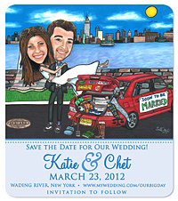 Caricature Save the Date